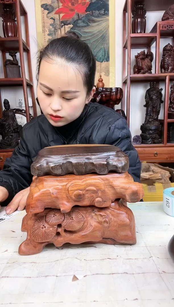 【闪购商品】香榧木臻宝工艺随行底座