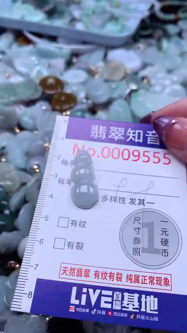 翡翠未镶嵌吊坠(不含链)9555