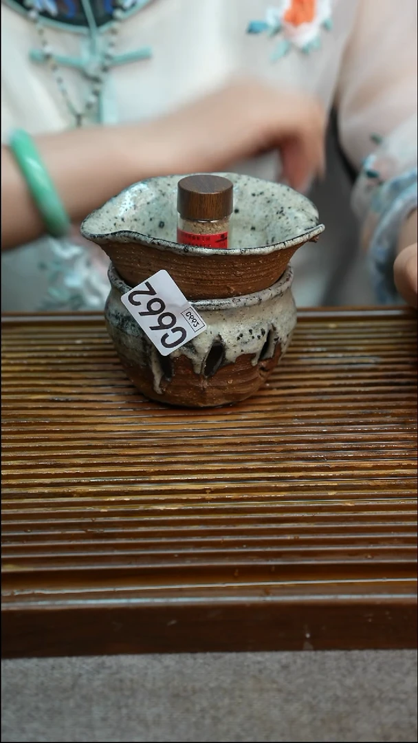 万古烧粗陶手工茶具