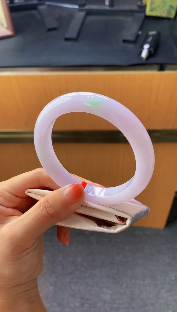 未镶嵌手镯翡翠-K85 圈口58.7