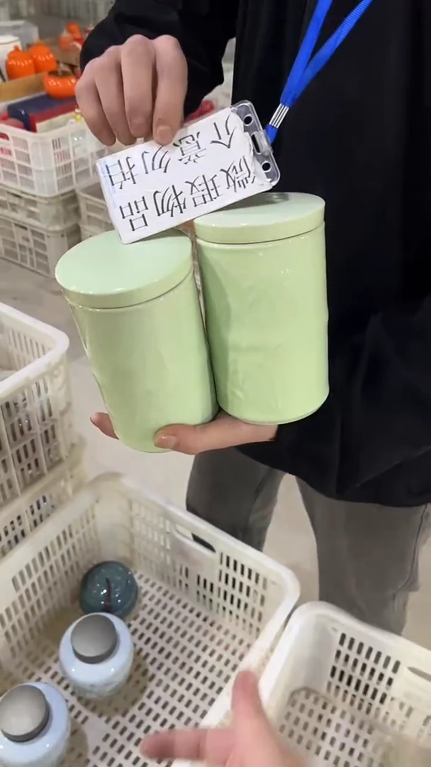 【闪购商品】摆件陶瓷茶叶罐密封罐