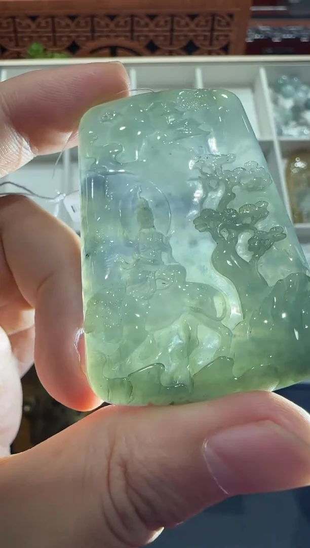 未镶嵌挂件翡翠A货翡翠多样性孤品