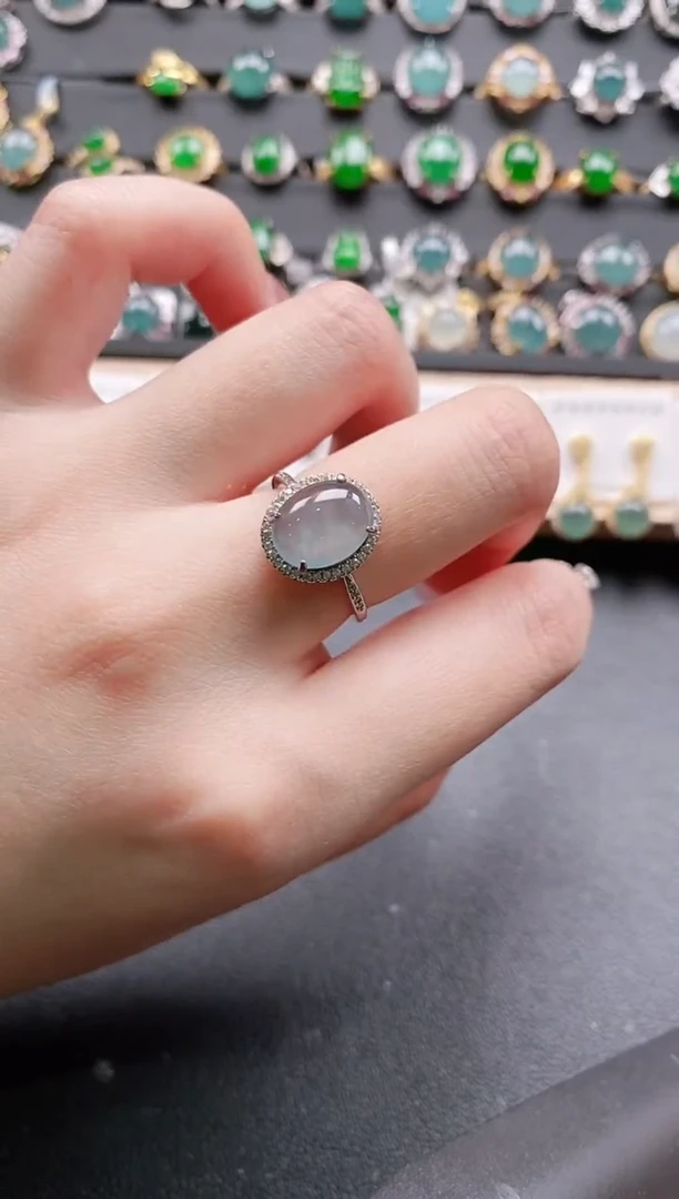 【闪购商品】翡翠戒指银S925镶嵌11111111