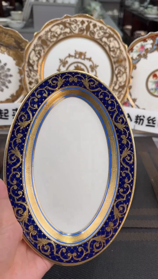 【闪购商品】瓷片9英寸鱼盘 福利款 微瑕
