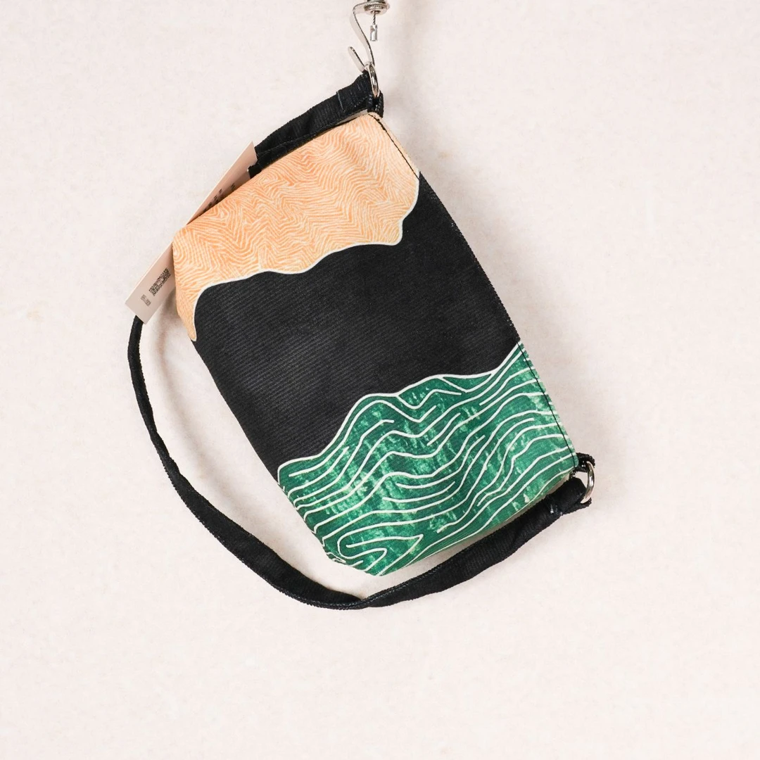 无则艺【横版手机包】玄墨小众时尚百搭小横版中国风手机包