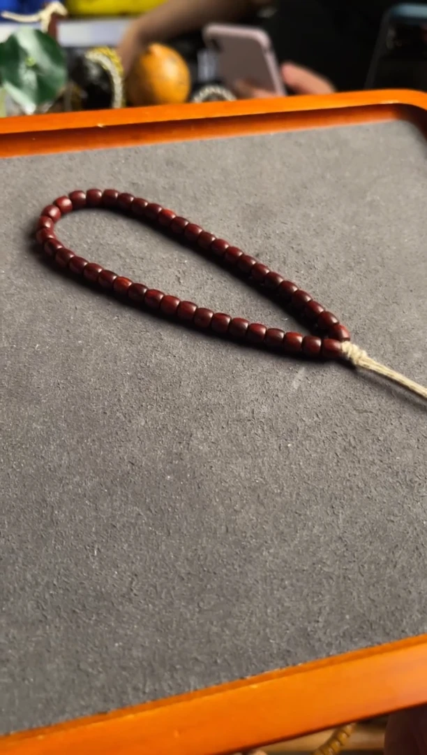 【闪购商品】小叶紫檀手串/手链王胖子文玩高油高密手持5.5左右