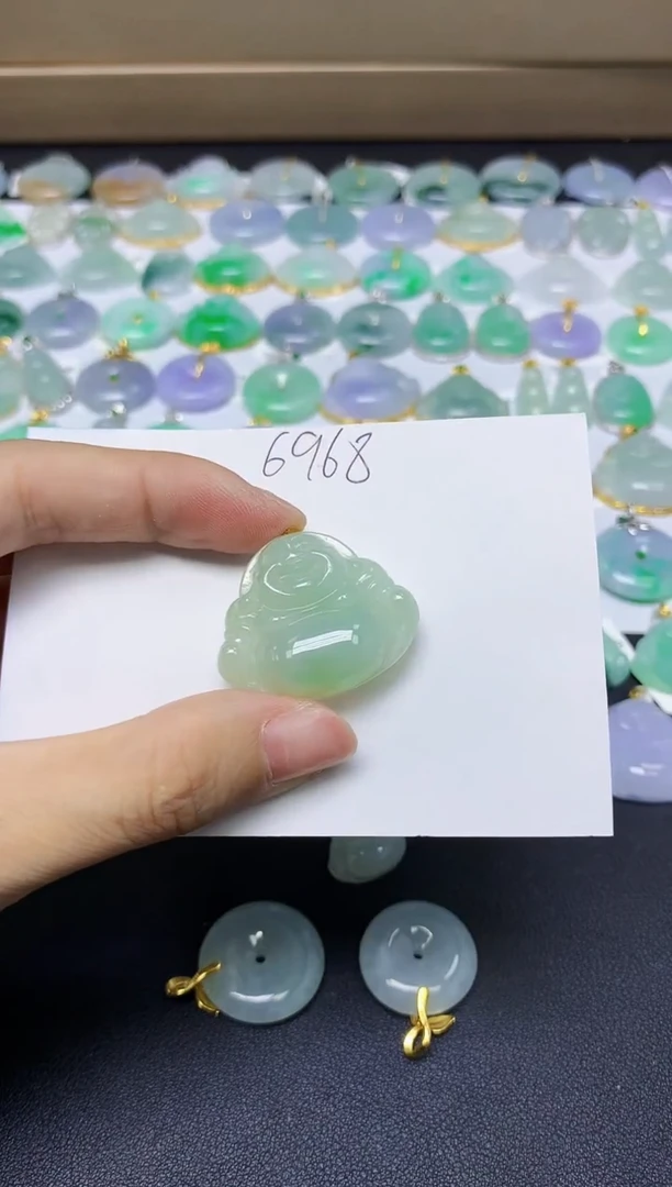 翡翠未镶嵌颈饰天然自然緬甸A貨翡翠