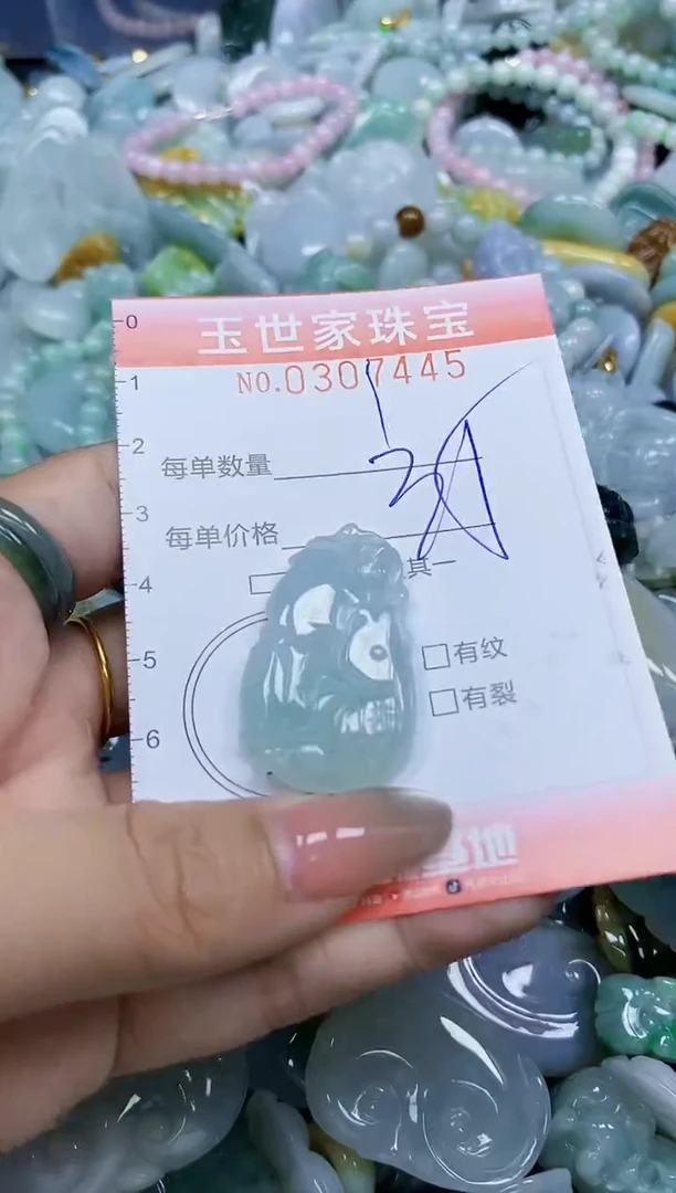 翡翠未镶嵌颈饰闪购0307445