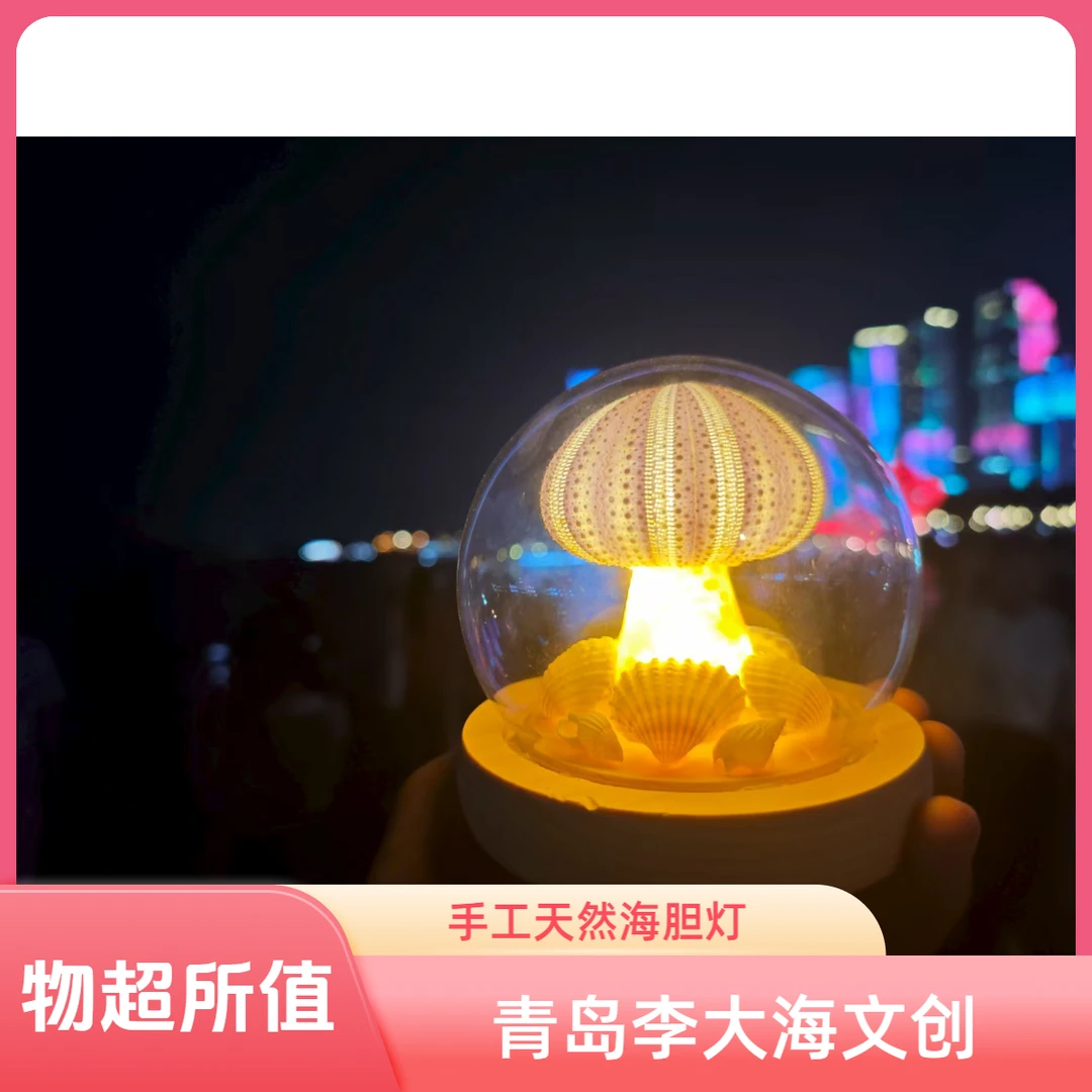 手工dly天然海胆护眼暖黄艺术品教师节礼物2025年新款海胆灯