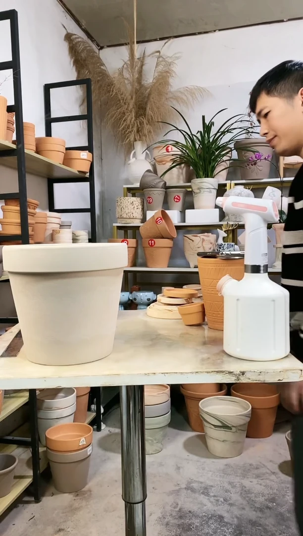 【闪购商品】红陶瑕疵无售后23*21灰陶国际 1盆无托