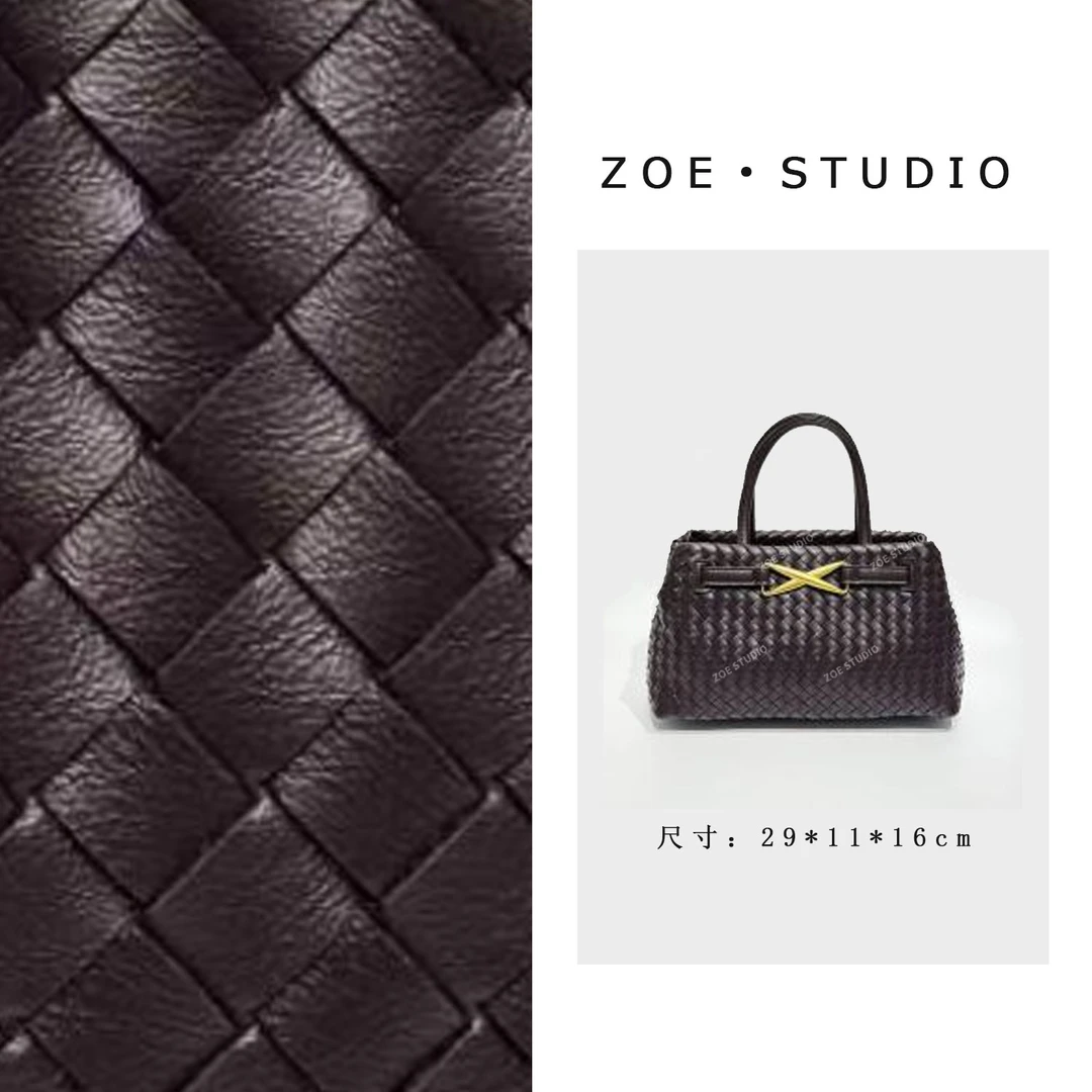 【佐伊甄选】XKY-1239-坞木色轻奢女士时尚小众真皮单肩挎包