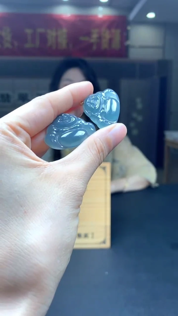 定制翡翠未镶嵌多样性发货【只发一件】*s14配金扣