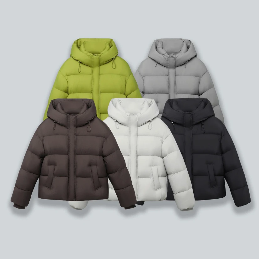 【清货价】2025新款顶奢波兰高端95绒泡芙面包女保暖加厚真羽绒服女