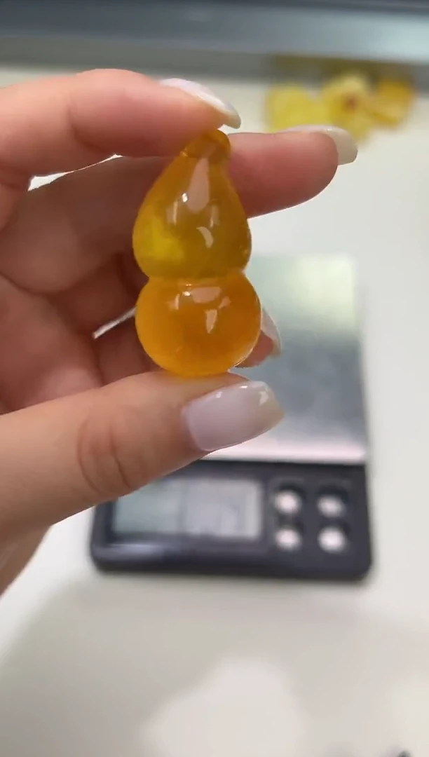 裸石琥珀未镶嵌琥珀蜜蜡吊坠