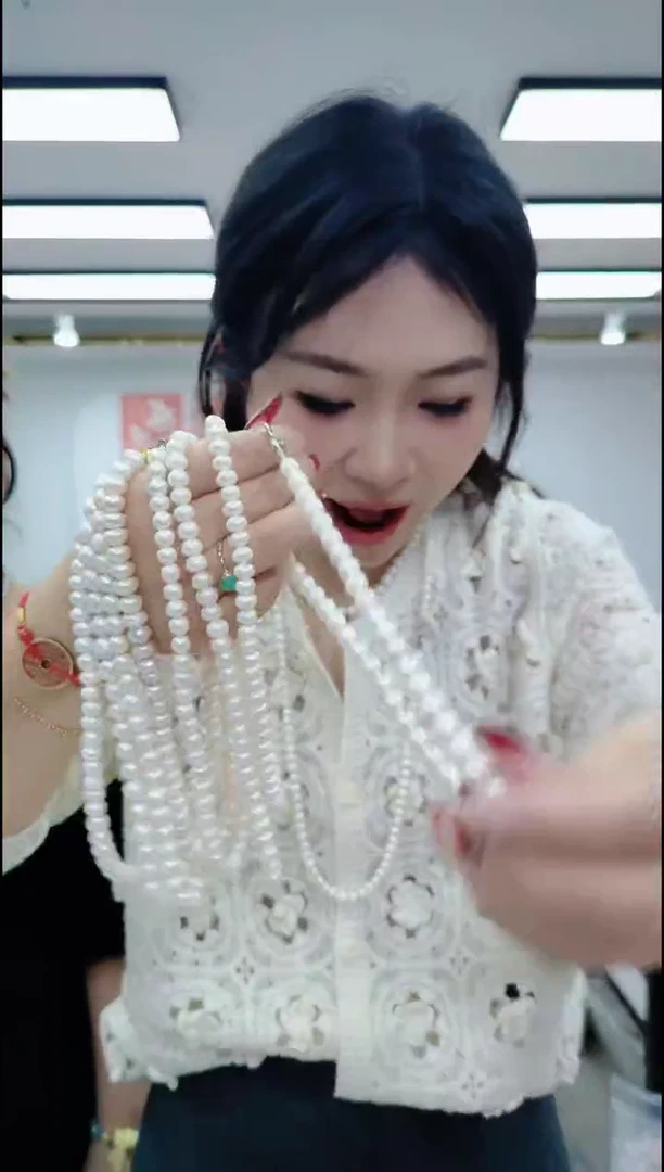 【闪购商品】淡水珍珠颈饰合金2533白珍珠项链