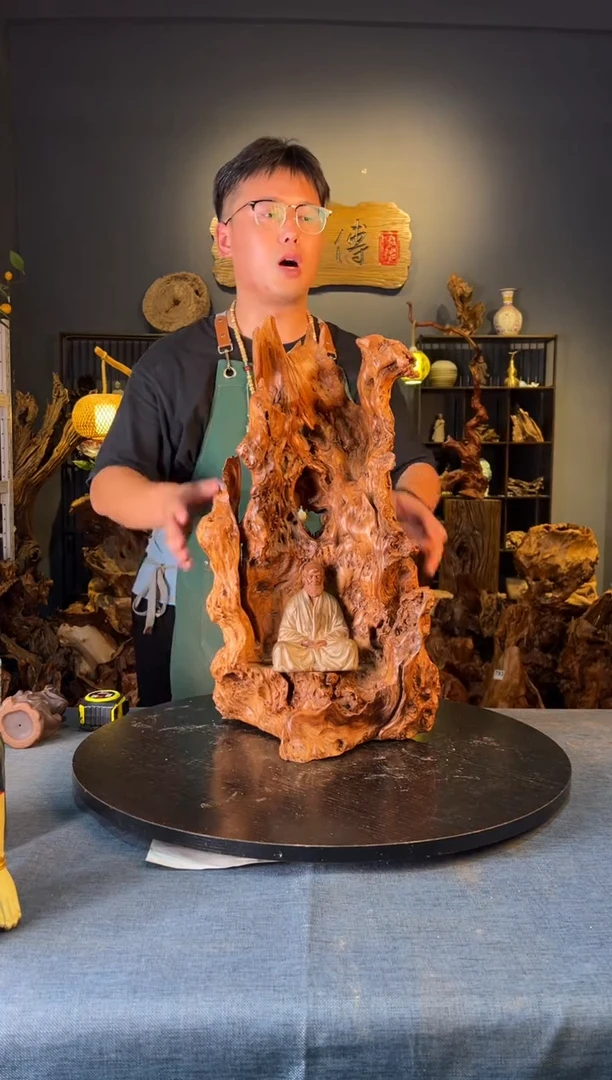 木卢师傅根艺作品（不包含人物摆件）
