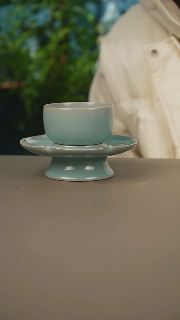 仿古盏杯微暇