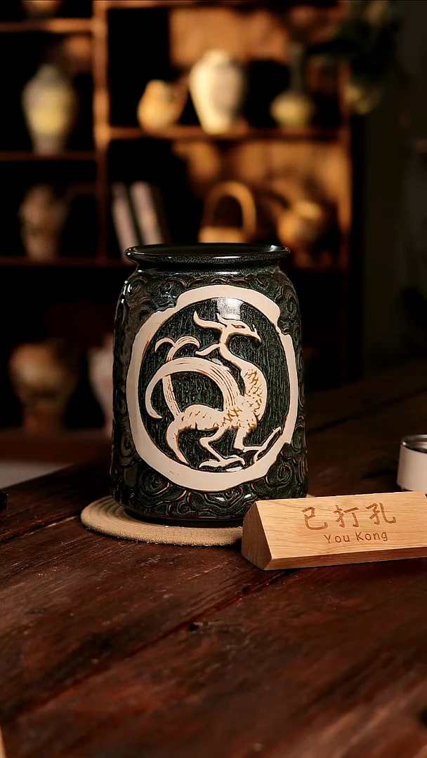 摆件22-342高度28口径15误差2已打孔