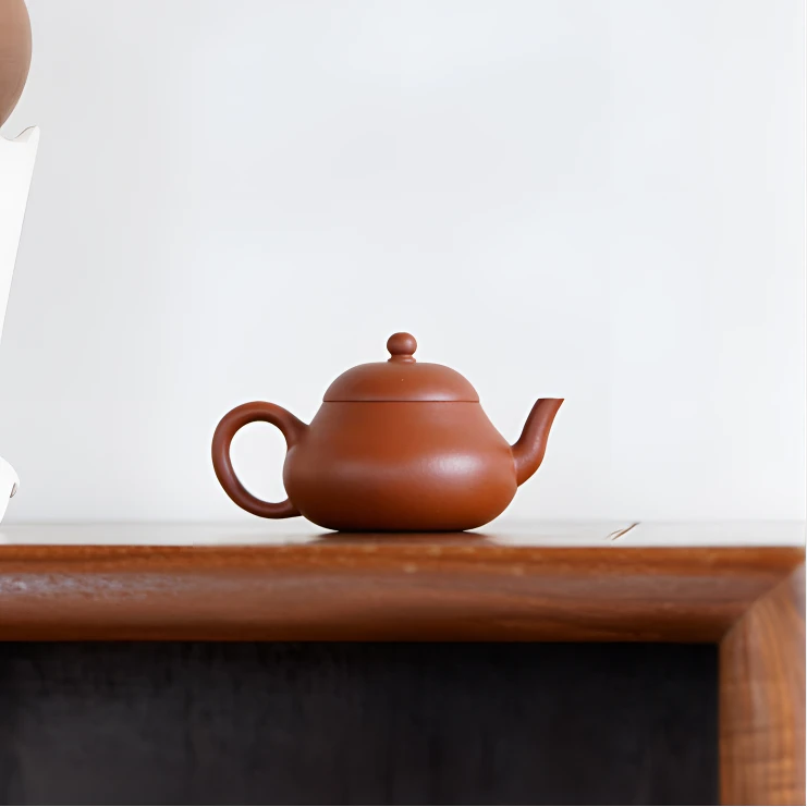 观一优选| 三两茶叙·宜兴手工若思梨式小煤窑朱泥100ml小容量