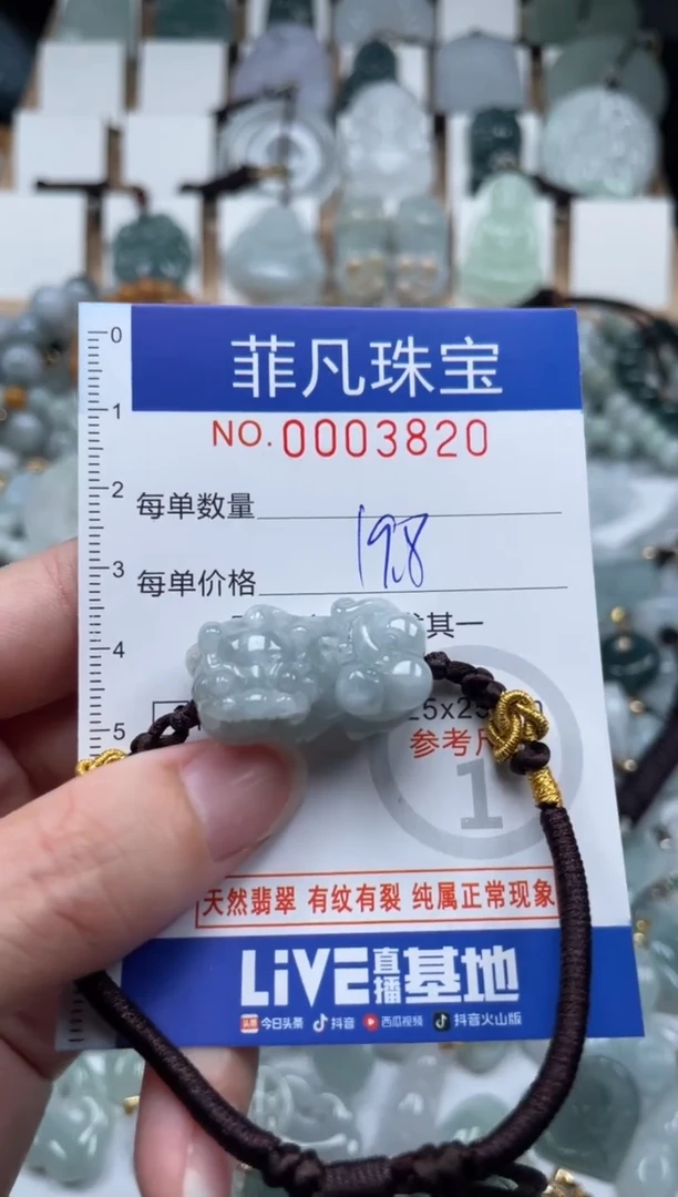 翡翠未镶嵌颈饰00..3820