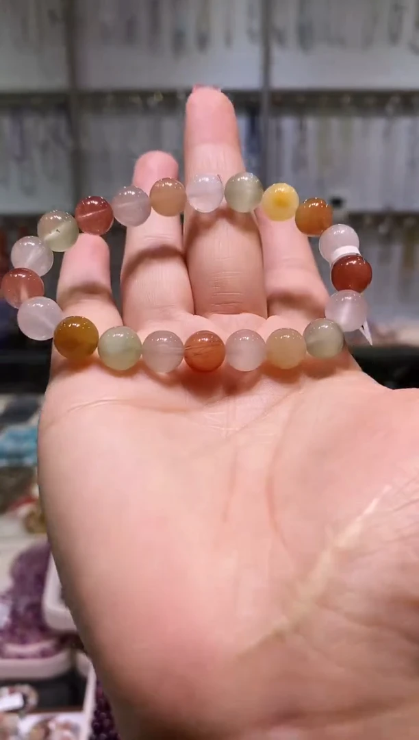 未镶嵌手链水晶多样性发其一兔毛9+