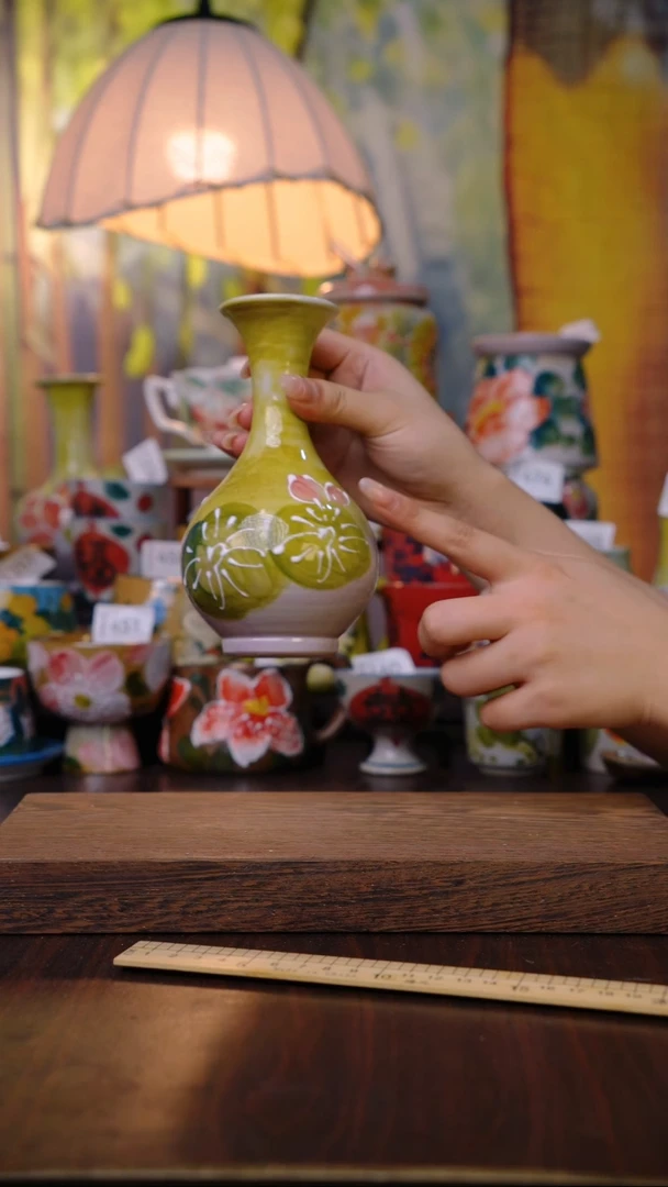 摆件泥垚手作 景德镇手工手绘器物