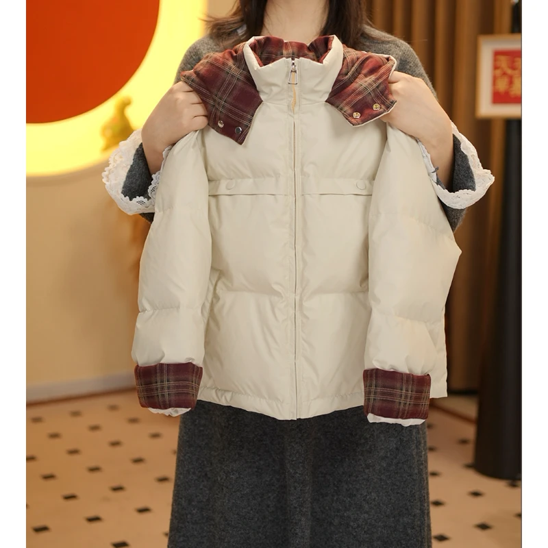 女童棉服2024新款连帽加厚棉袄冬季宽松款装冬装棉衣外套Q61942