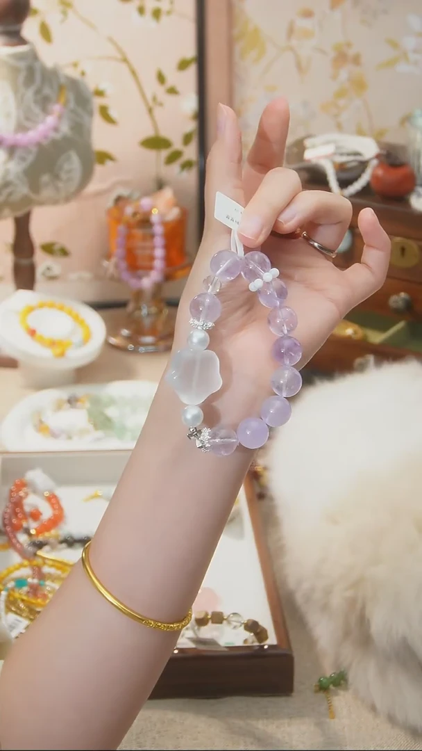 【闪购商品】水晶手链未镶嵌颜色微差多样性发货发其一