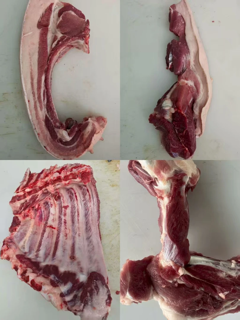 【猪肉组合】大别山黑毛土猪肉新鲜急冻锁鲜发货现场称重