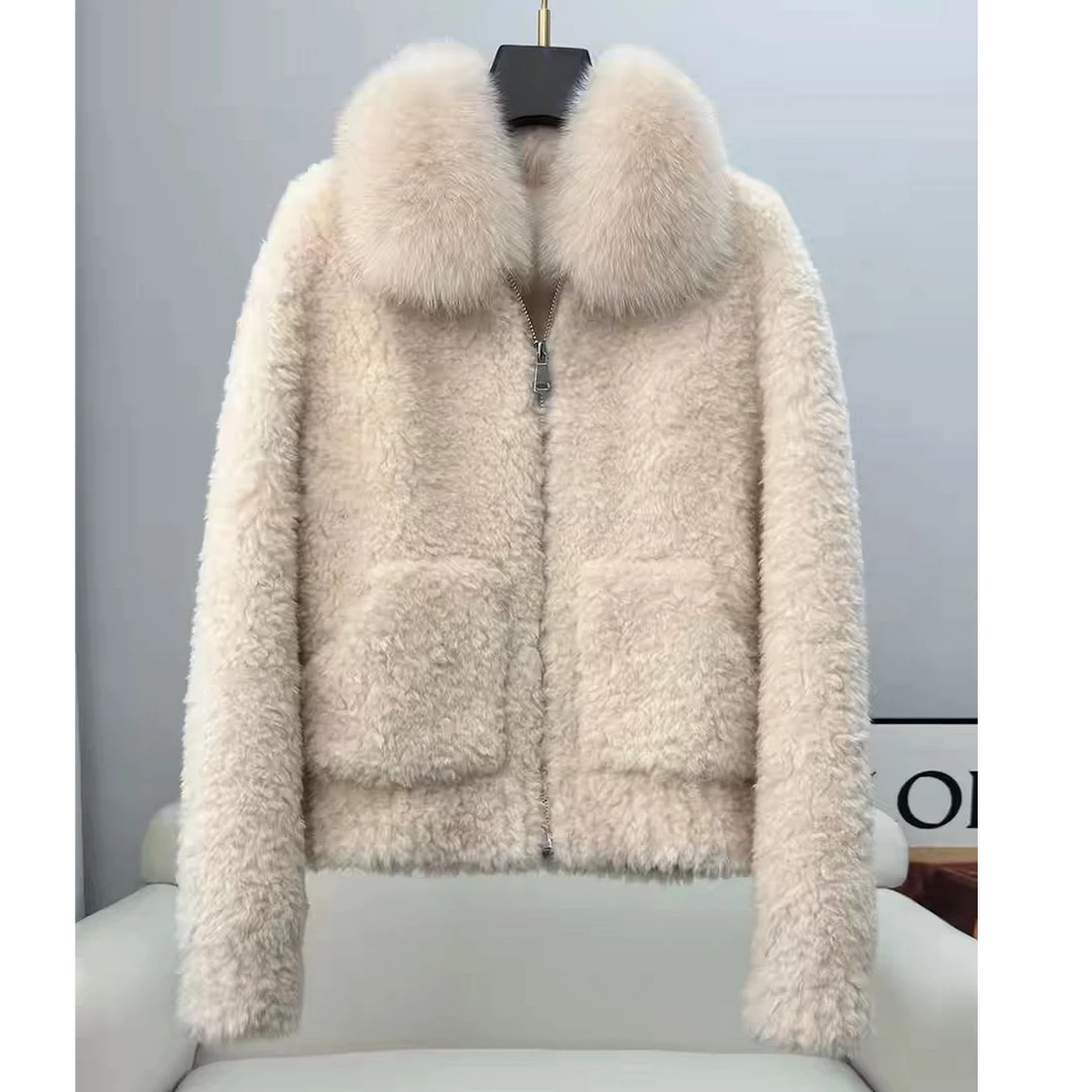 （21-30）重工高级毛毛厚外套女秋冬装高级感气质长袖上衣