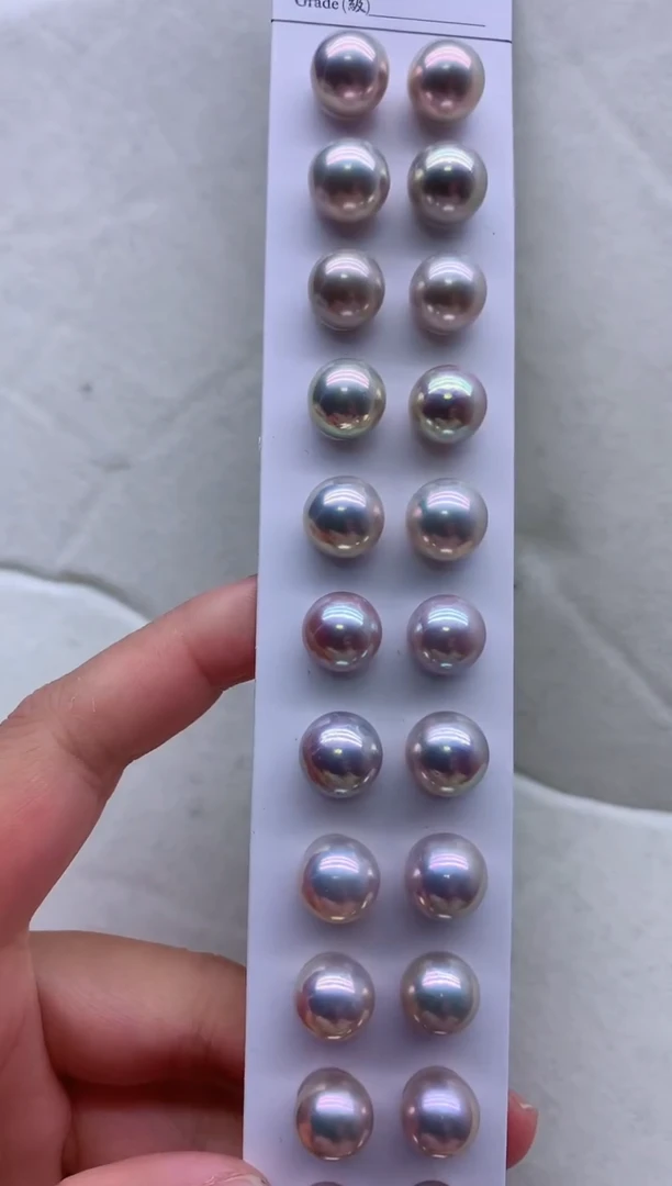 【闪购商品】淡水珍珠耳钉银S925镶嵌多发其一