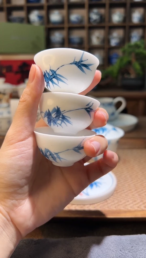 3个竹子客杯
