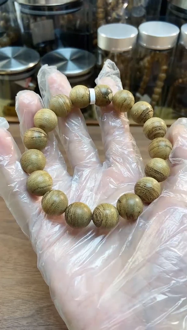 沉香手串卓CRX602-15达拉干13mm15G+天然野单圈