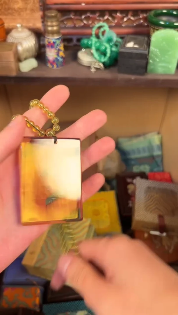 蓝珀颈饰未镶嵌时来运转直播间专属链接