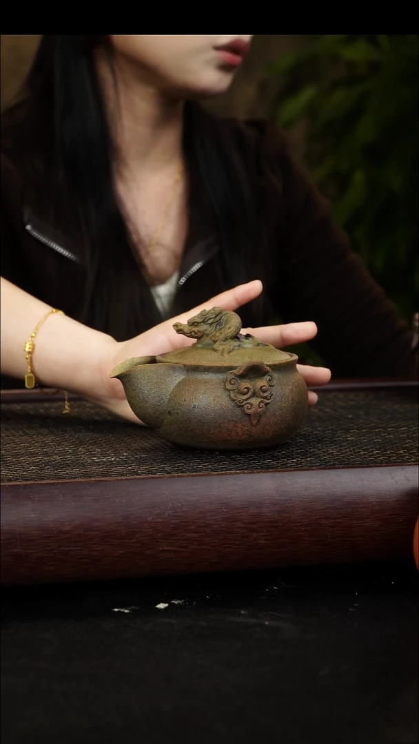 茶壶紫砂柴烧星楚宝瓶