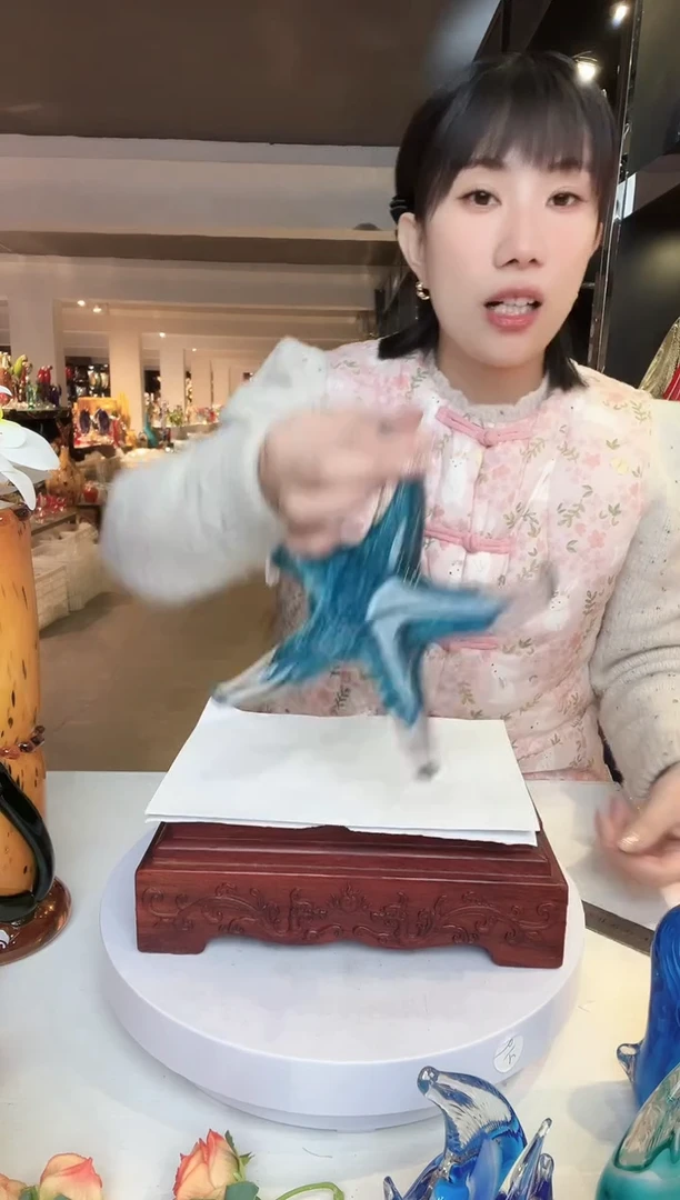 【闪购商品】茶盏琉璃摆件家居摆件