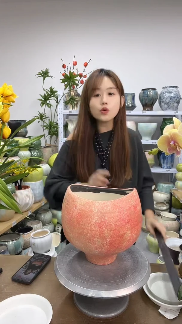11.25陶瓷花盆直播链接高   21  .   口21
