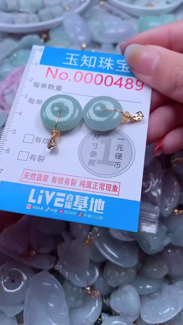 吊坠(不含链)未镶嵌翡翠489
