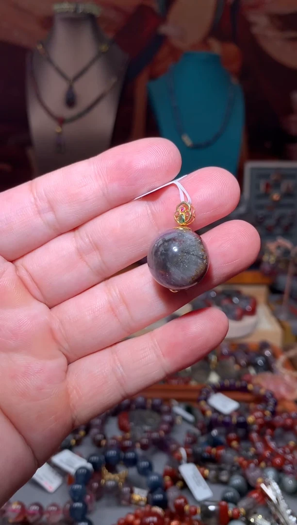 18K金镶嵌珠宝半成品水晶极光