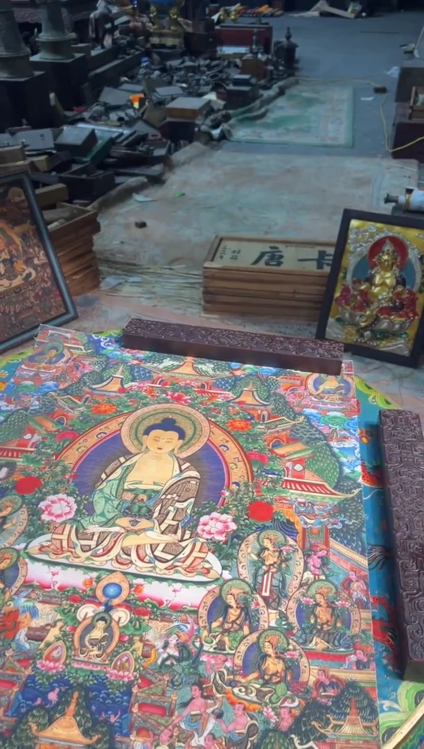 卷轴画卷轴画奥奥的唐卡