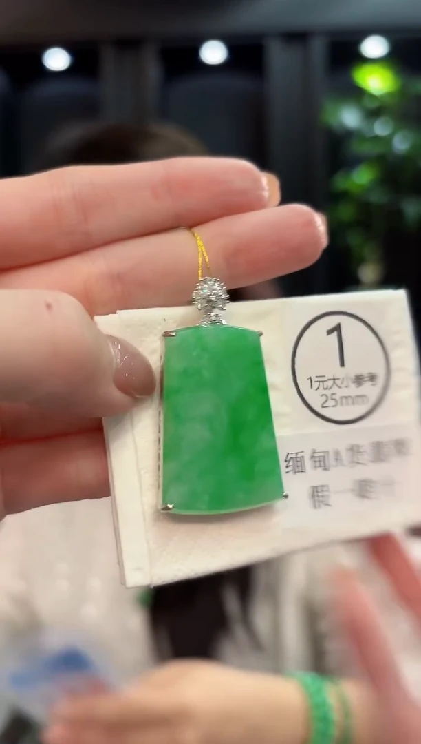 颈饰未镶嵌翡翠 缅甸A货/支持复检/一件