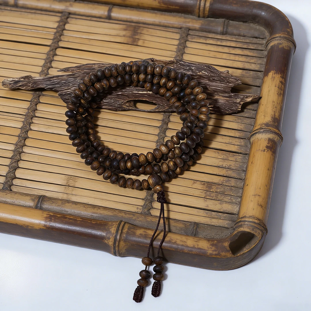 沉香老杨珍藏香（精品）紫棋算盘珠发一条（赠养香料一份）
