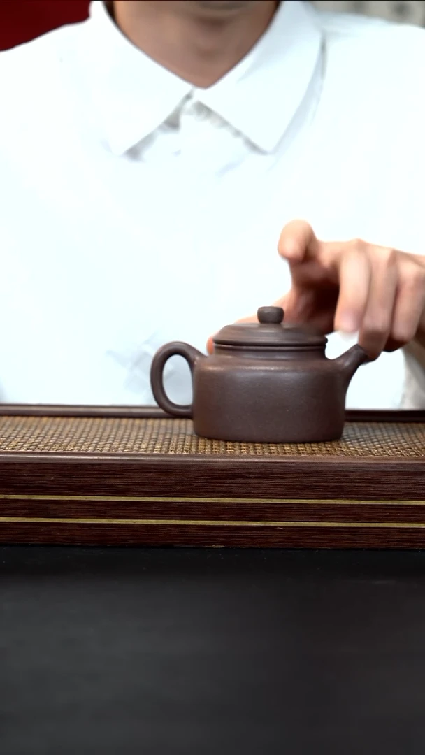 茶壶紫砂JF粗砂桃花泥 德钟