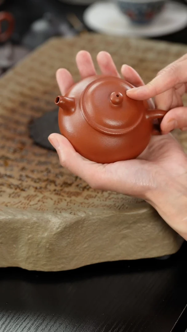 茶壶紫砂朱泥纳福150cc