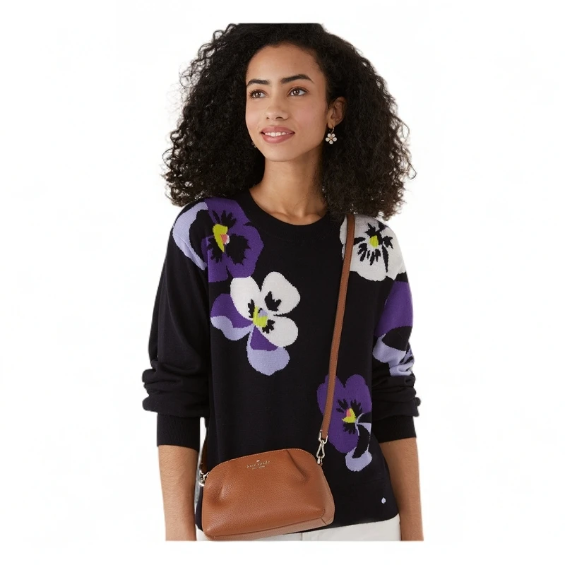 Kate Spade（凯特丝蓓）时尚轻奢咖色斜跨包KA576200