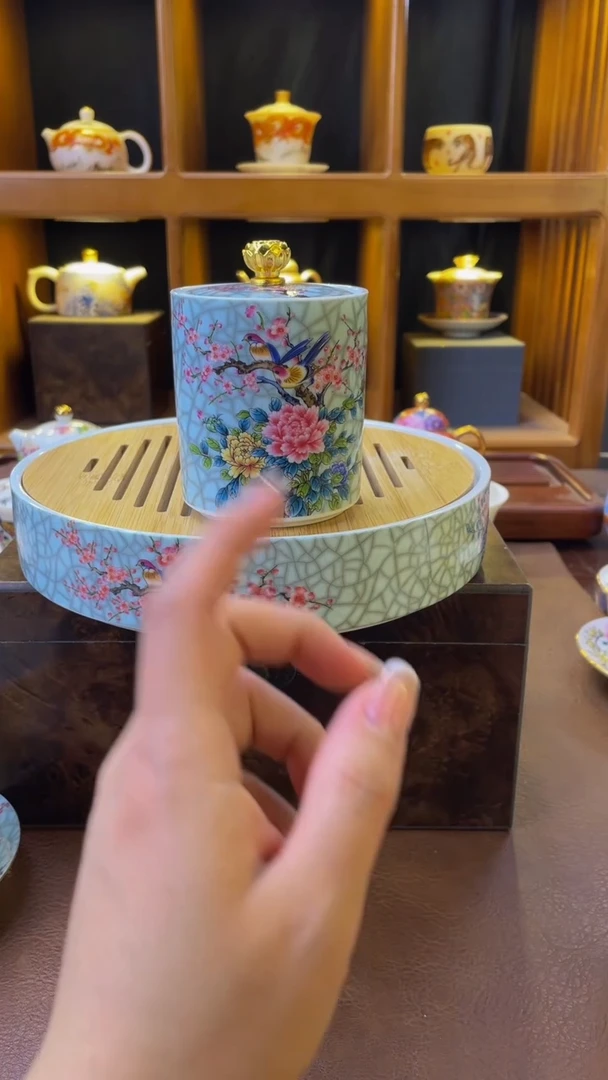 【闪购商品】杯喜上眉梢茶叶罐小号