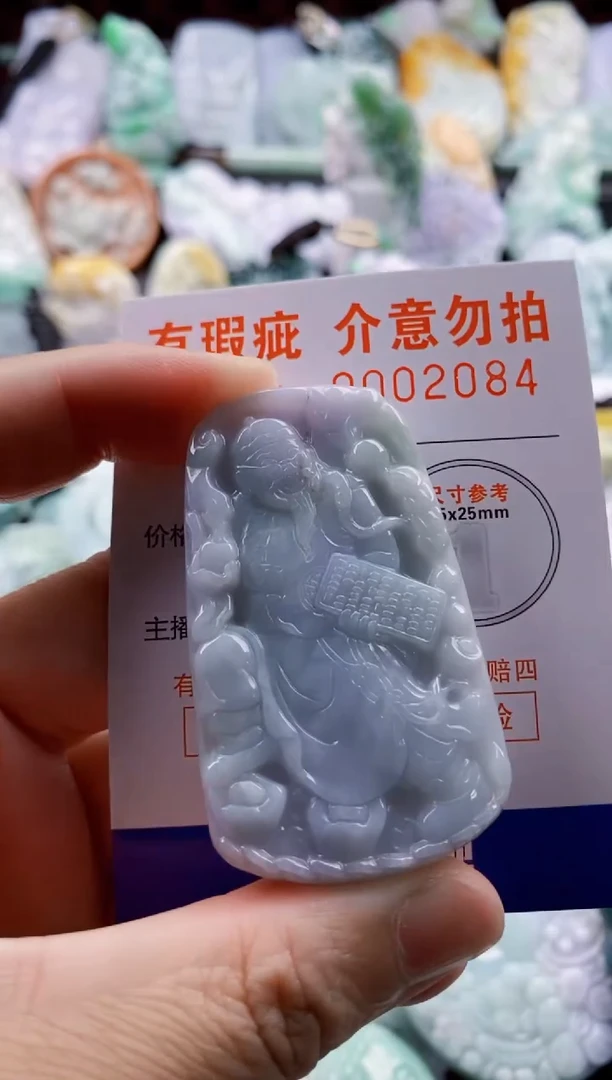 翡翠未镶嵌吊坠(不含链)1