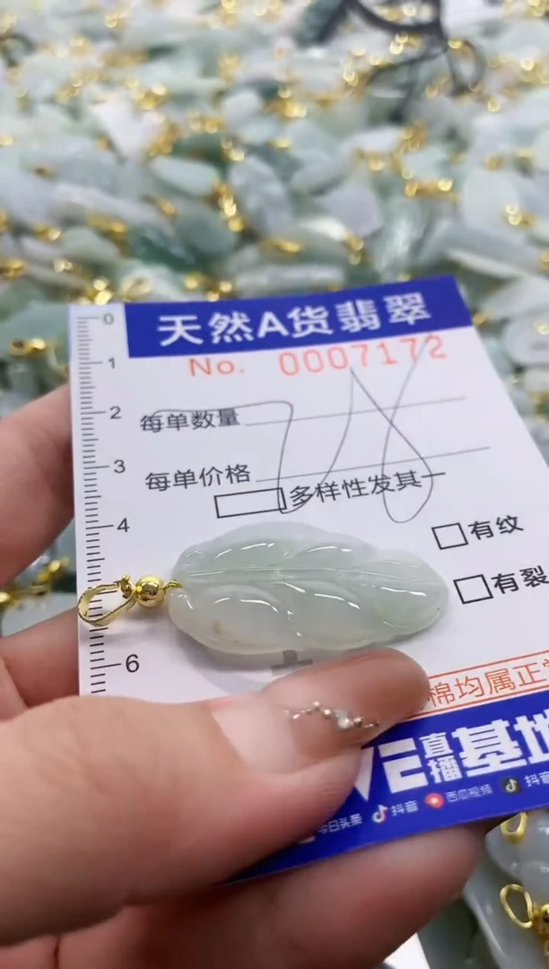 颈饰未镶嵌翡翠天然A货翡翠