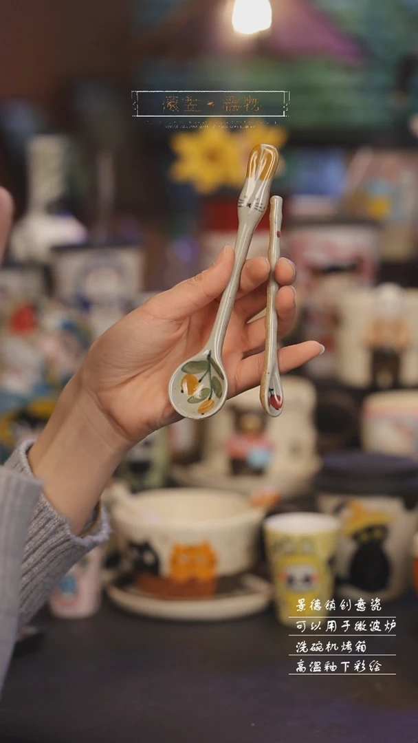 【闪购商品】随机景德镇可爱设计师款陶瓷