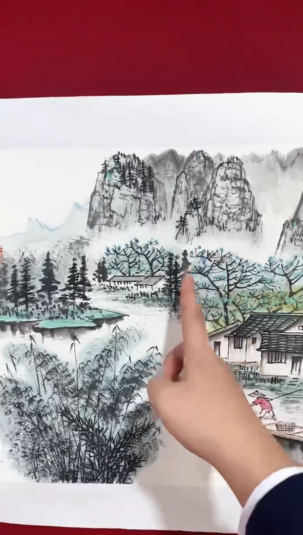 国画Y-李主任宠粉王恒捷山水1平尺